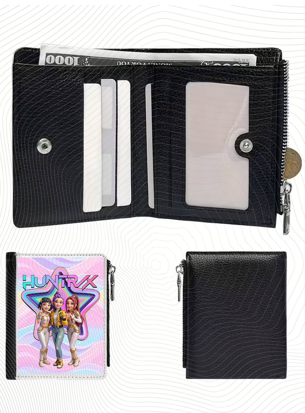 portefeuille personnalisable kpop
