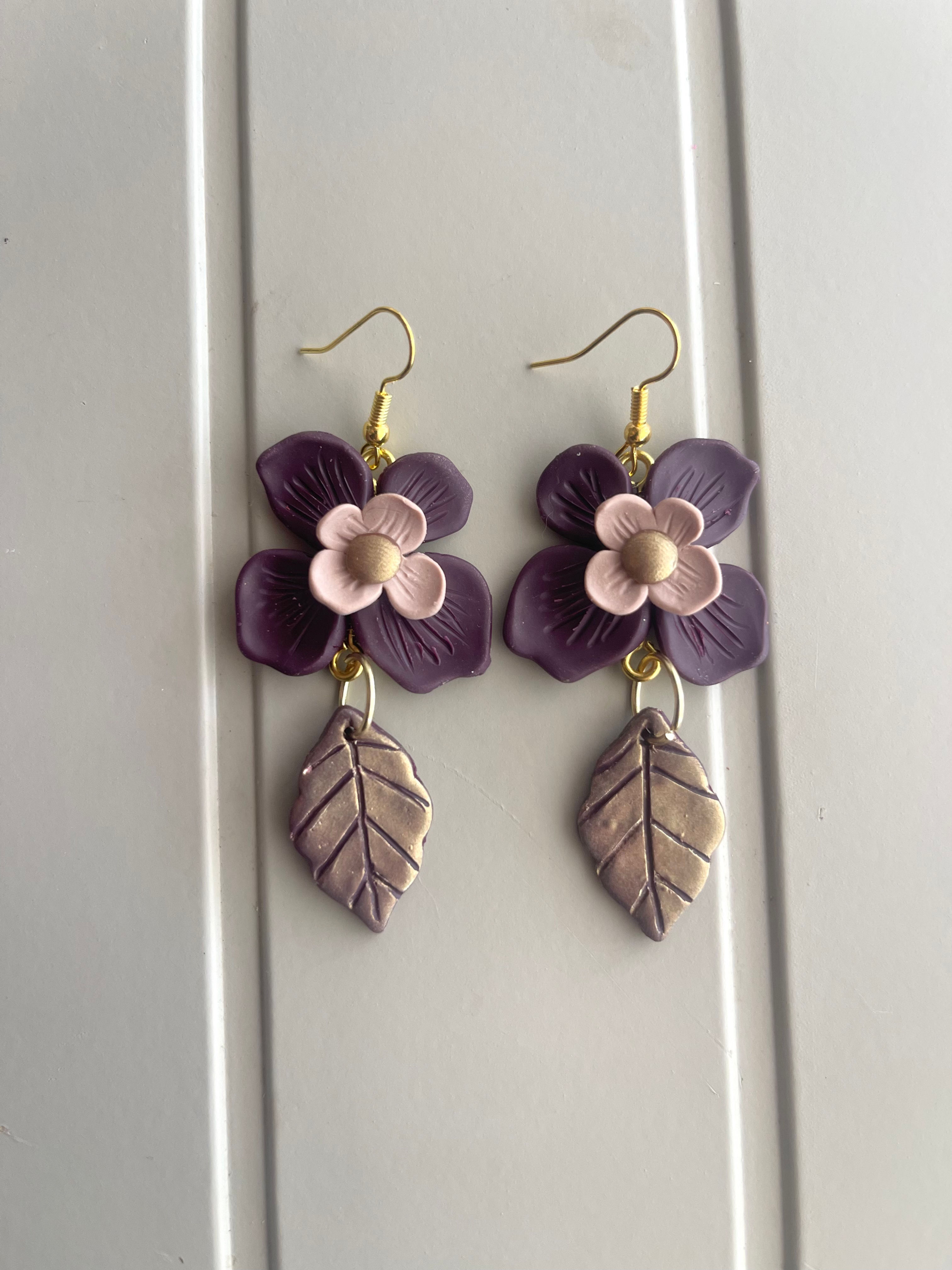 Plum Flower Dangles 