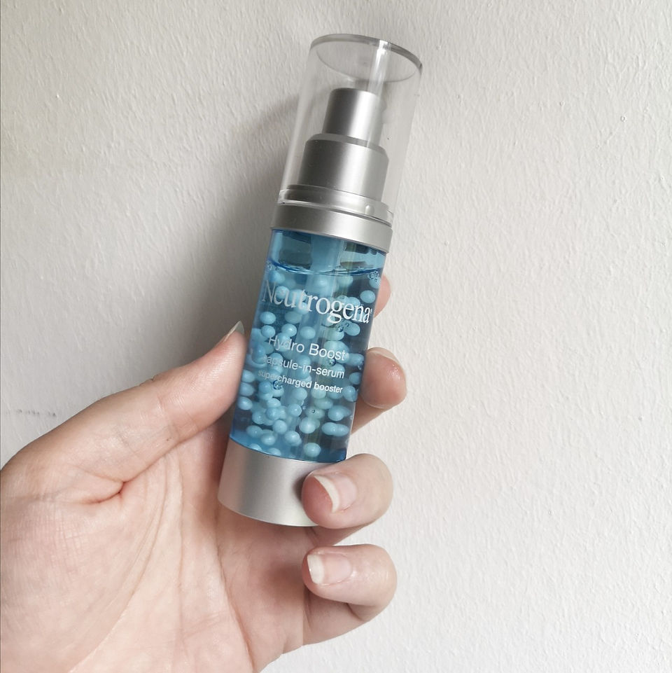 Hand holding Neutrogena Hydroboost