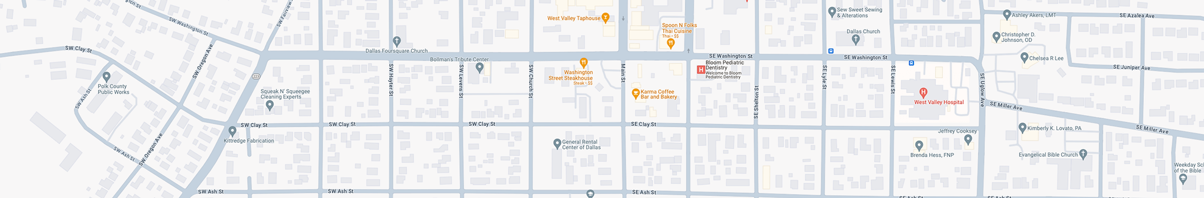 Washington St is located in Dallas Oregon