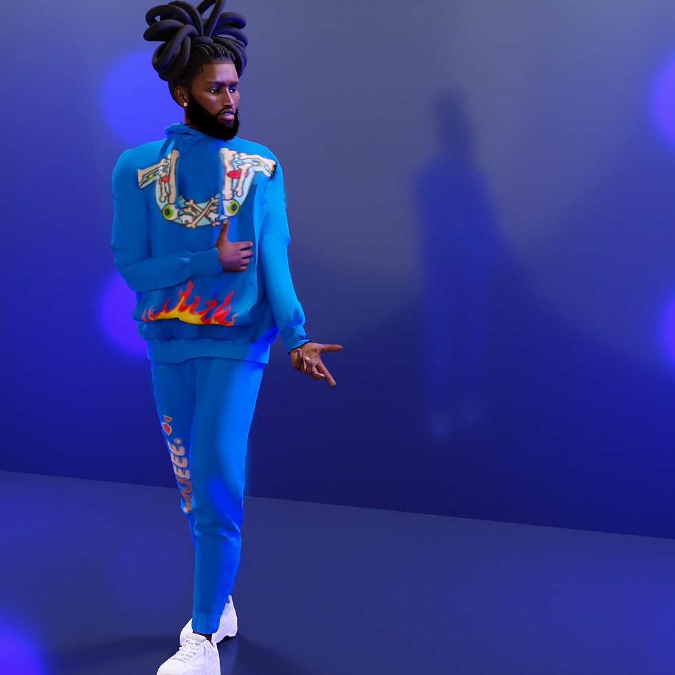 Thumbnail: True X Chief Keef Collab Jogger Set