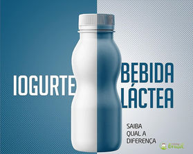 Qual a diferença entre Iogurte e Bebida Láctea?