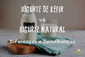 Qual a diferença entre o  Iogurte Natural e o Kefir de Leite?