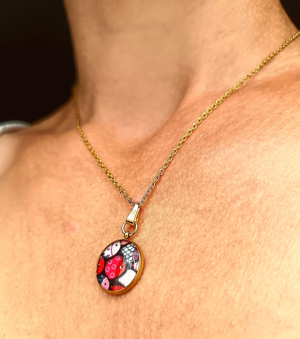 Miniature : Chaîne + pendentif poiskaïï 
