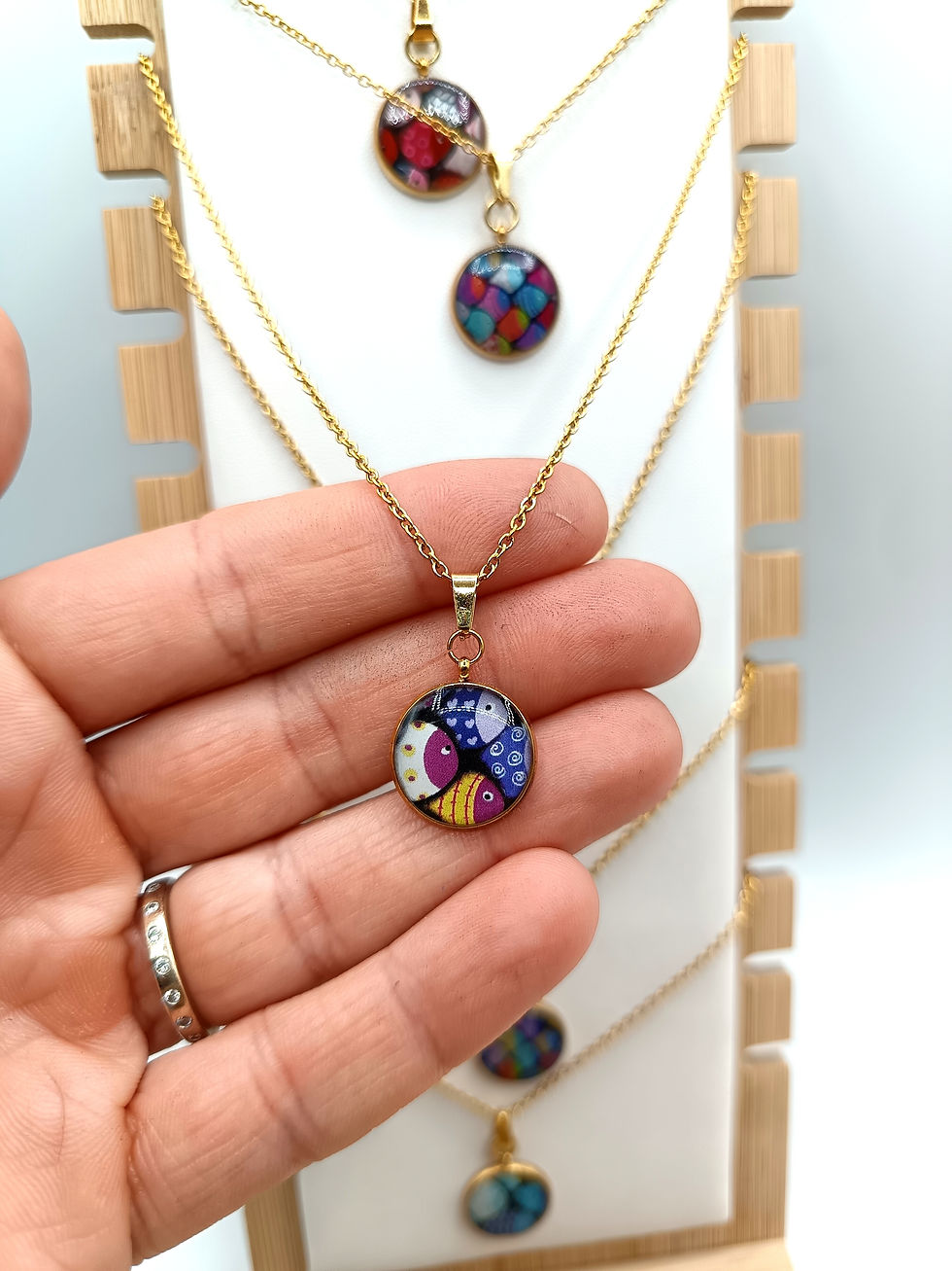Miniature : Chaîne + pendentif poiskaïï 