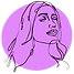 Feminine Trendy Logo Template With Woman