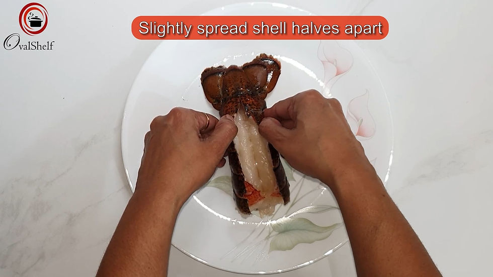 Broiled Lobster Tail - Method 3