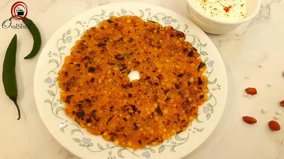 Sabudana Thalipeeth - Method 17