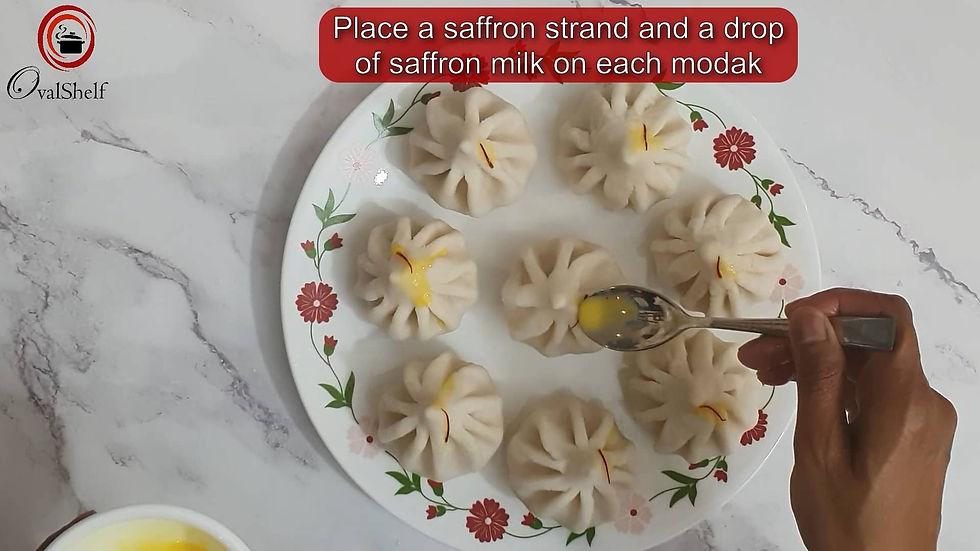 Steamed Modak - Method 33