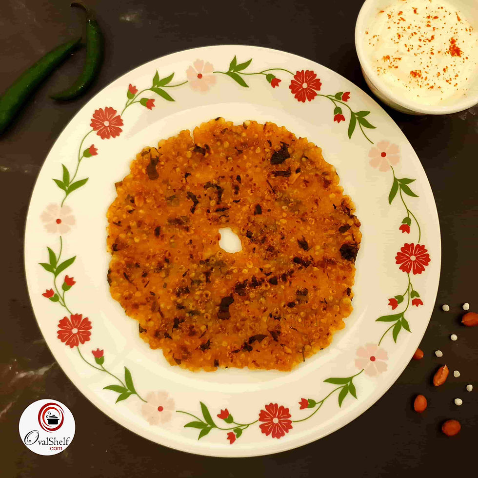 Sabudana Thalipeeth Recipe