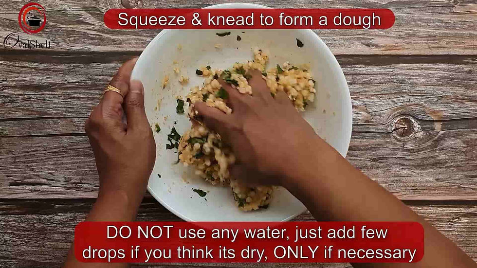 Sabudana Thalipeeth - Method 4