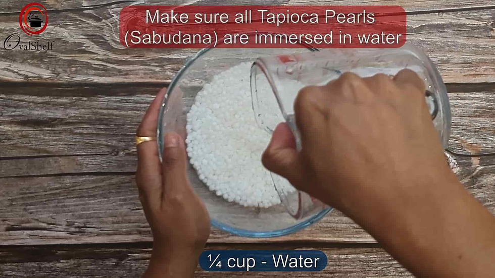 Sabudana Thalipeeth - Method 2