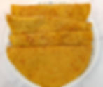 Four Puran Poli's in a plate