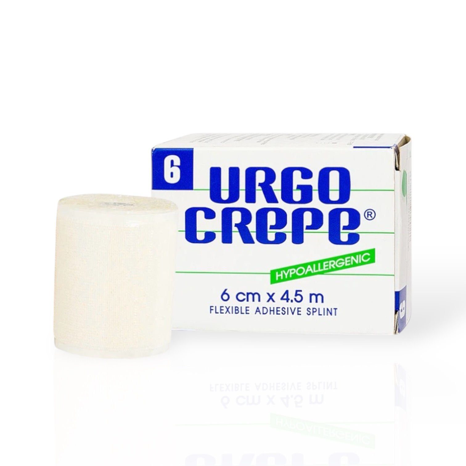Băng keo thun co giãn Urgo Crepe size 6cm x 4.5m chính hãng