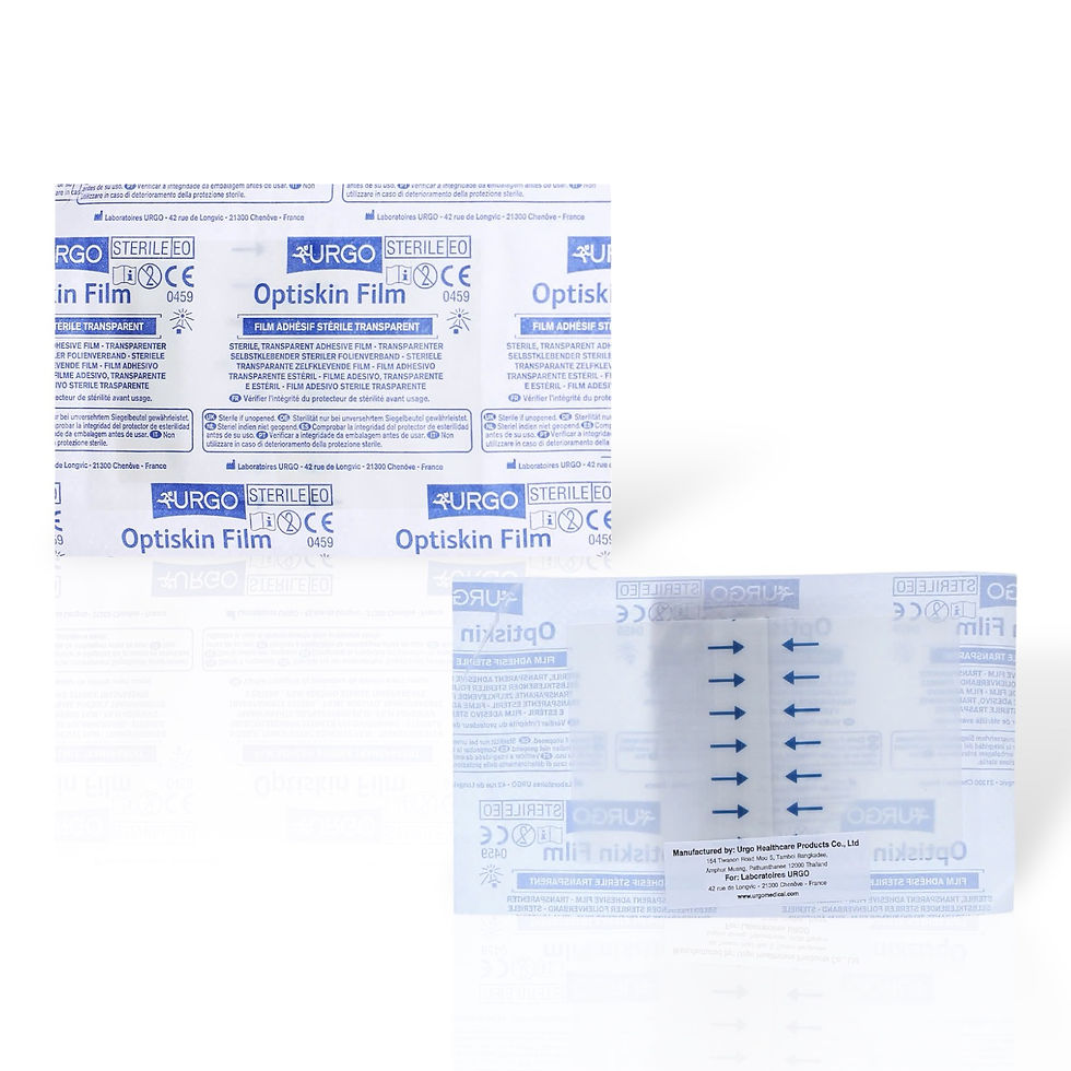 Hình thu nhỏ: Băng dính vô trùng không thấm nước Urgo Optiskin Film 5.3cm x 8cm (Hộp 50 miếng)