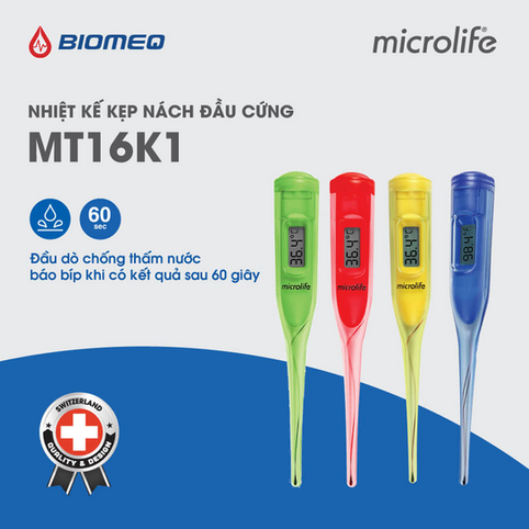 Nhiệt kế điện tử đo thân nhiệt Microlife MT16K1