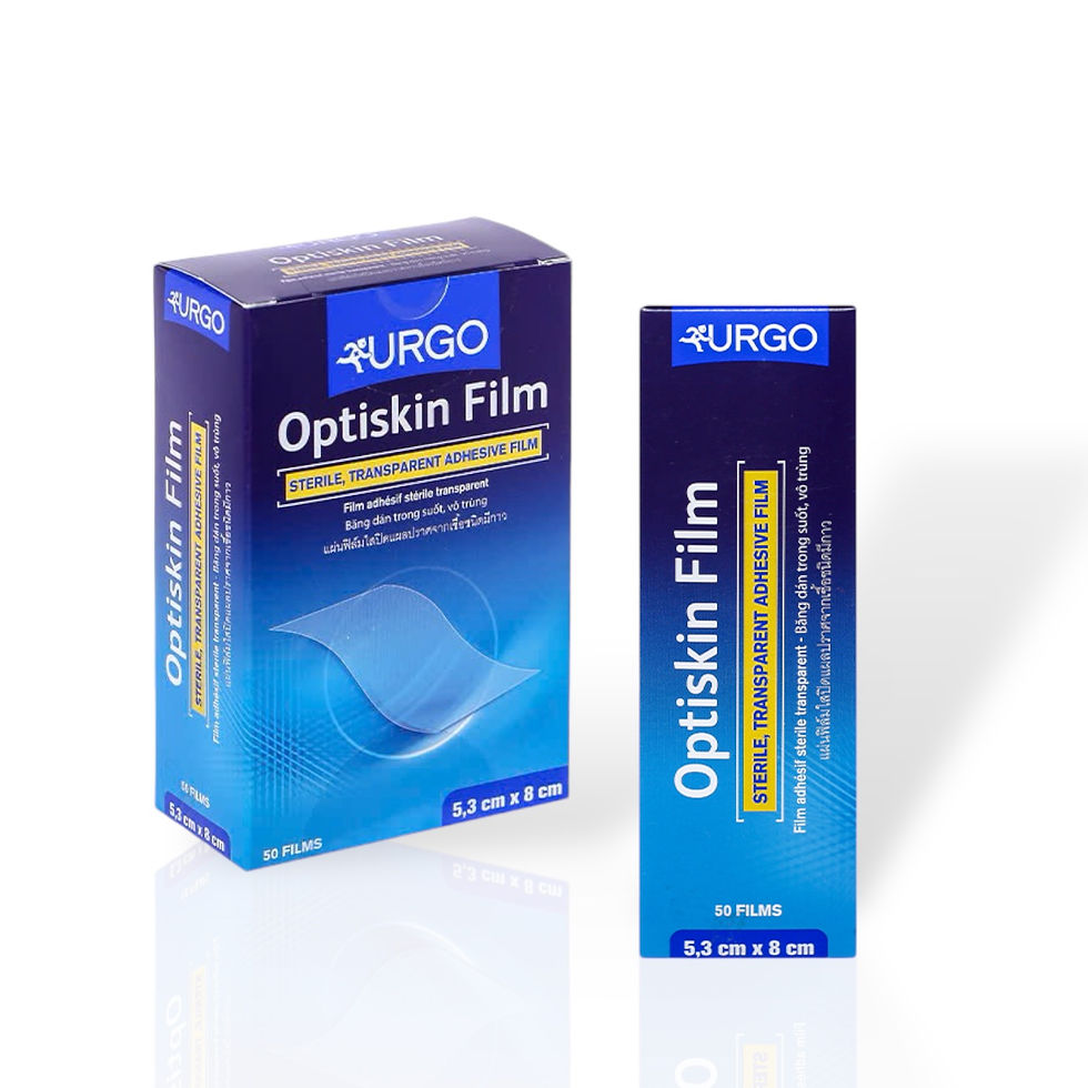 Hình thu nhỏ: Băng dính vô trùng không thấm nước Urgo Optiskin Film 5.3cm x 8cm (Hộp 50 miếng)