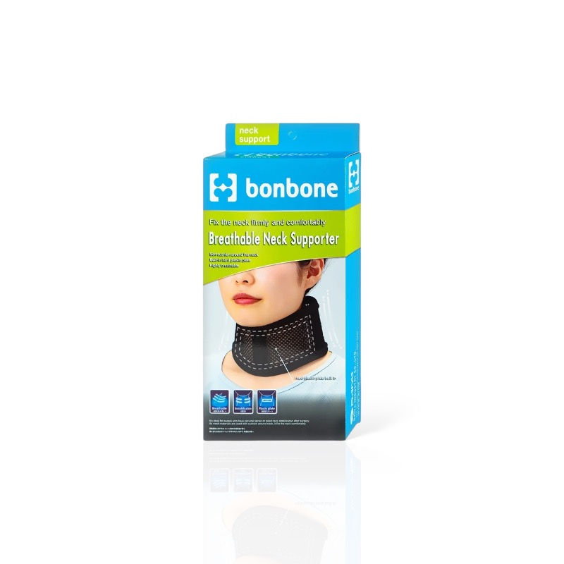 Đai nẹp cổ thoáng khí Bonbone Breathable Neck Supporter hỗ trợ cố định cổ