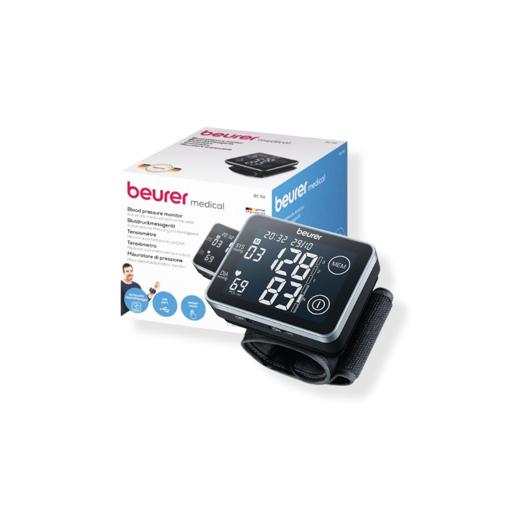 Máy đo huyết áp cổ tay cảm ứng Beurer BC58 chính hãng