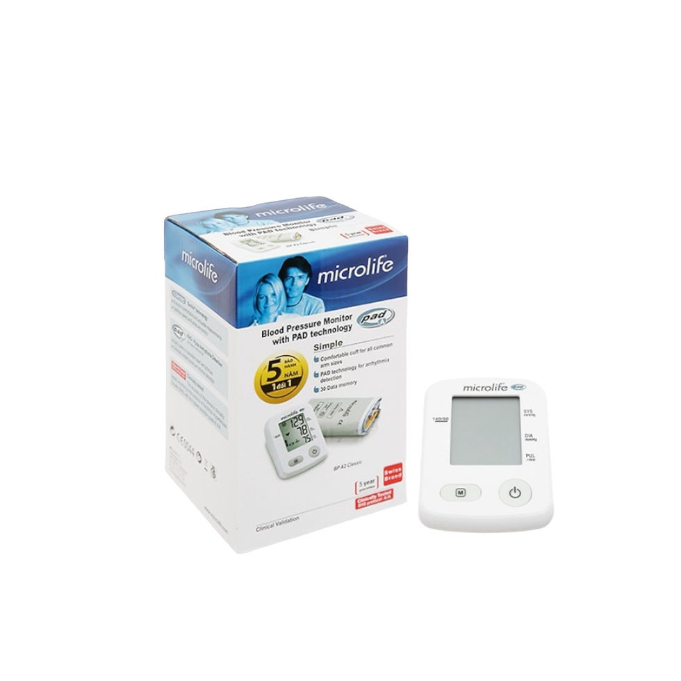Hình thu nhỏ: Máy đo huyết áp bắp tay Microlife BP A2 Classic