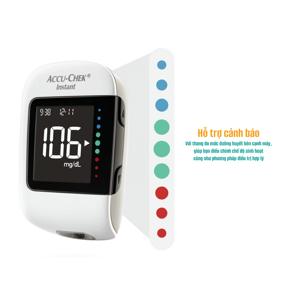 Hình thu nhỏ: Máy đo đường huyết Accu-Chek Instant chính hãng