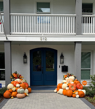 Porch Pumpkins