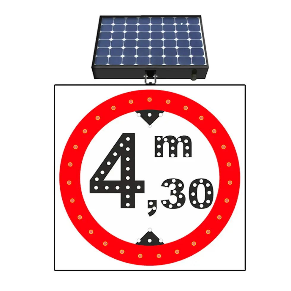 Güneş Enerjili Ledli Trafik Levhası