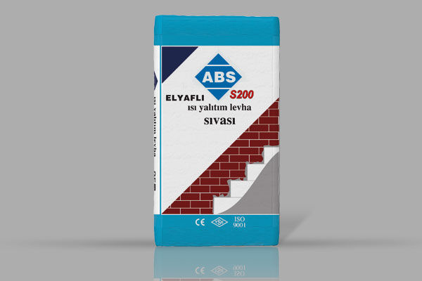 S200 Elyaflı Isı Yalıtım Levha Sıvası