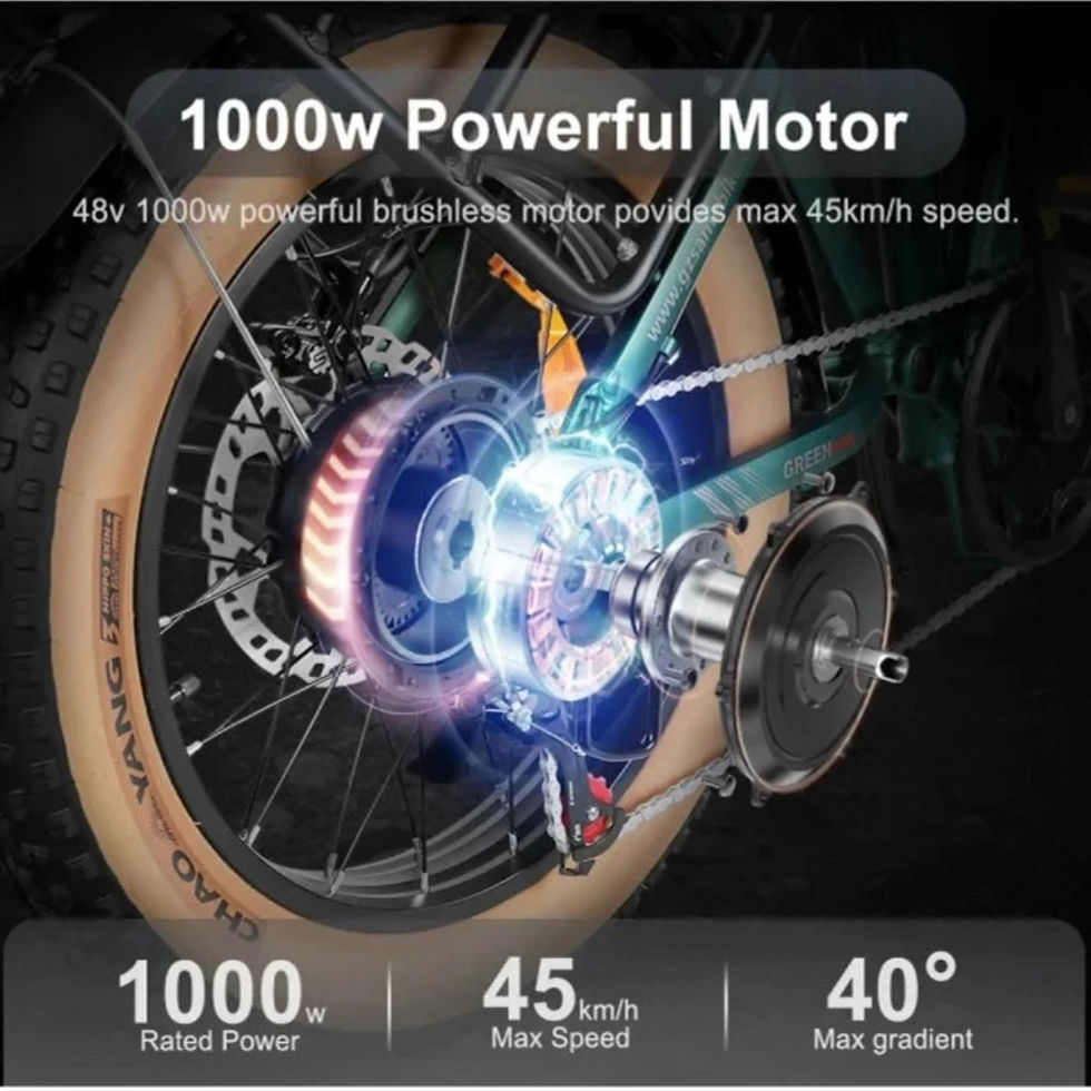 Thumbnail: Samebike XWLX09-II 1000W Urban Commuting e-bike 48V 15Ah battery 45km/h**