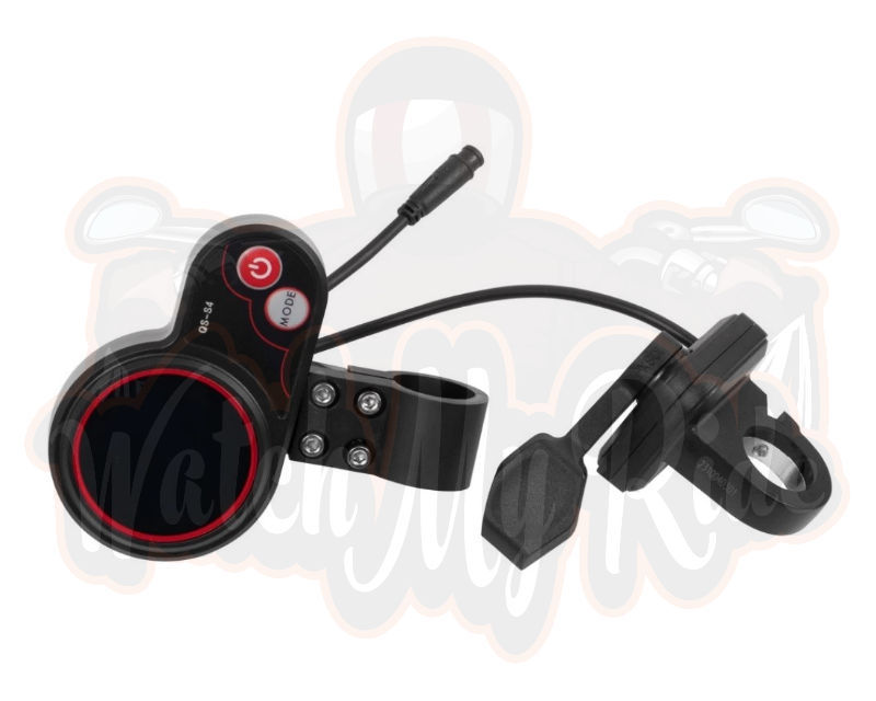 Thumbnail: 36-60V QS-S4 6pin thumb throttle display for Zero 8/9/10/8X/10X and more electric scooters