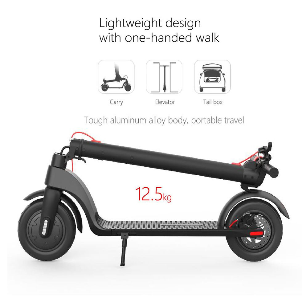 Thumbnail: KIXIN X7 350W foldable commuting electric scooter 36V/5Ah 25km/h