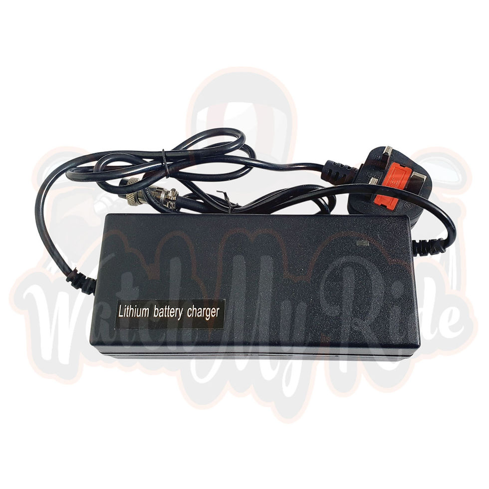 60V-3A fused and fanned charger (1+/2-) pins for Explorer and more e-scooters