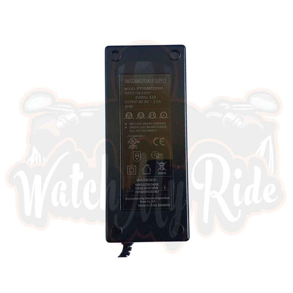 Thumbnail: 60V-2A fused charger for electric scooters and more  with (1+/3-) pins