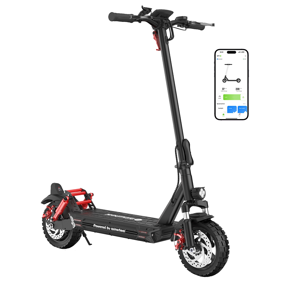 Thumbnail: Isinwheel GT1 800W foldable electric scooter - 48V/10Ah 45km/h* APP