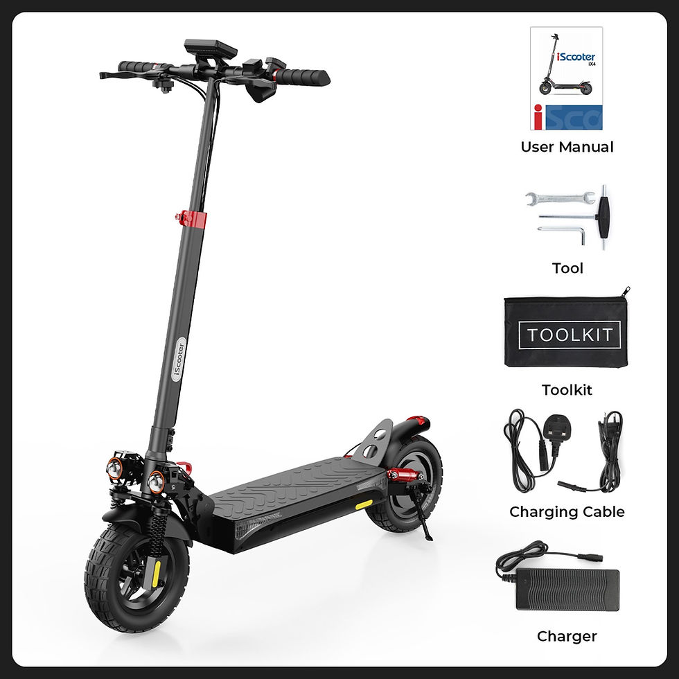 Thumbnail: iScooter iX4 800W foldable electric scooter 48V 15Ah 45km/h*