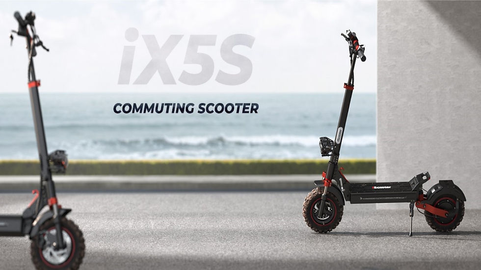 Thumbnail: Iscooter iX5s 1000W foldable electric scooter - 48V 15Ah 45km/h*