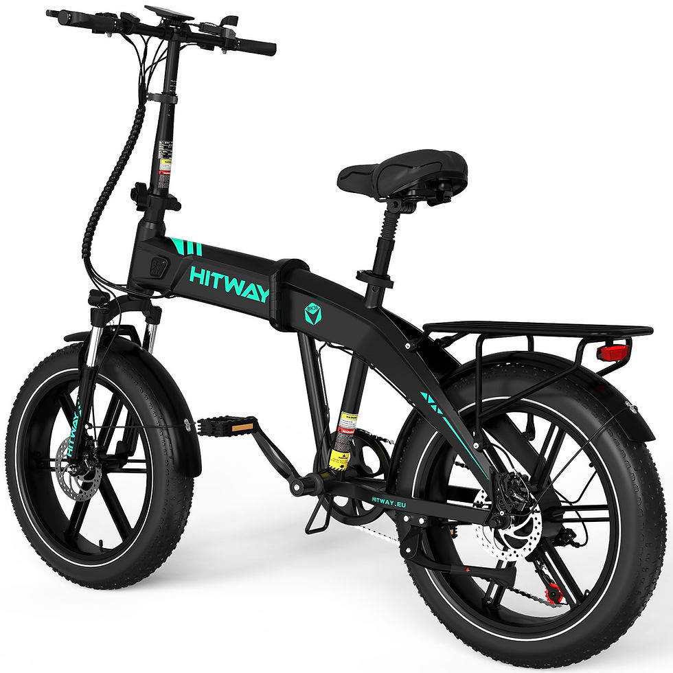 Thumbnail: Hitway BK36 250W Pedelec fat tyre electric bike 48V 10.4Ah 25km/h