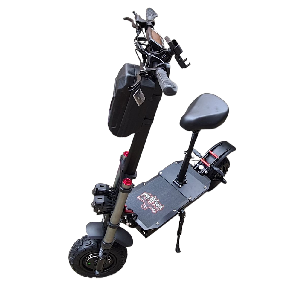 Thumbnail: electric scooter 6000W BuddyC- 60V/38Ah 50mph*, 50miles range**