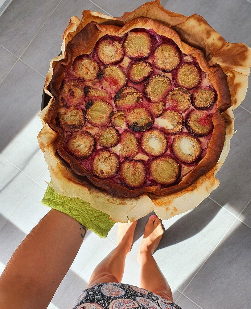 Früchtekuchen mit Zwetschgen