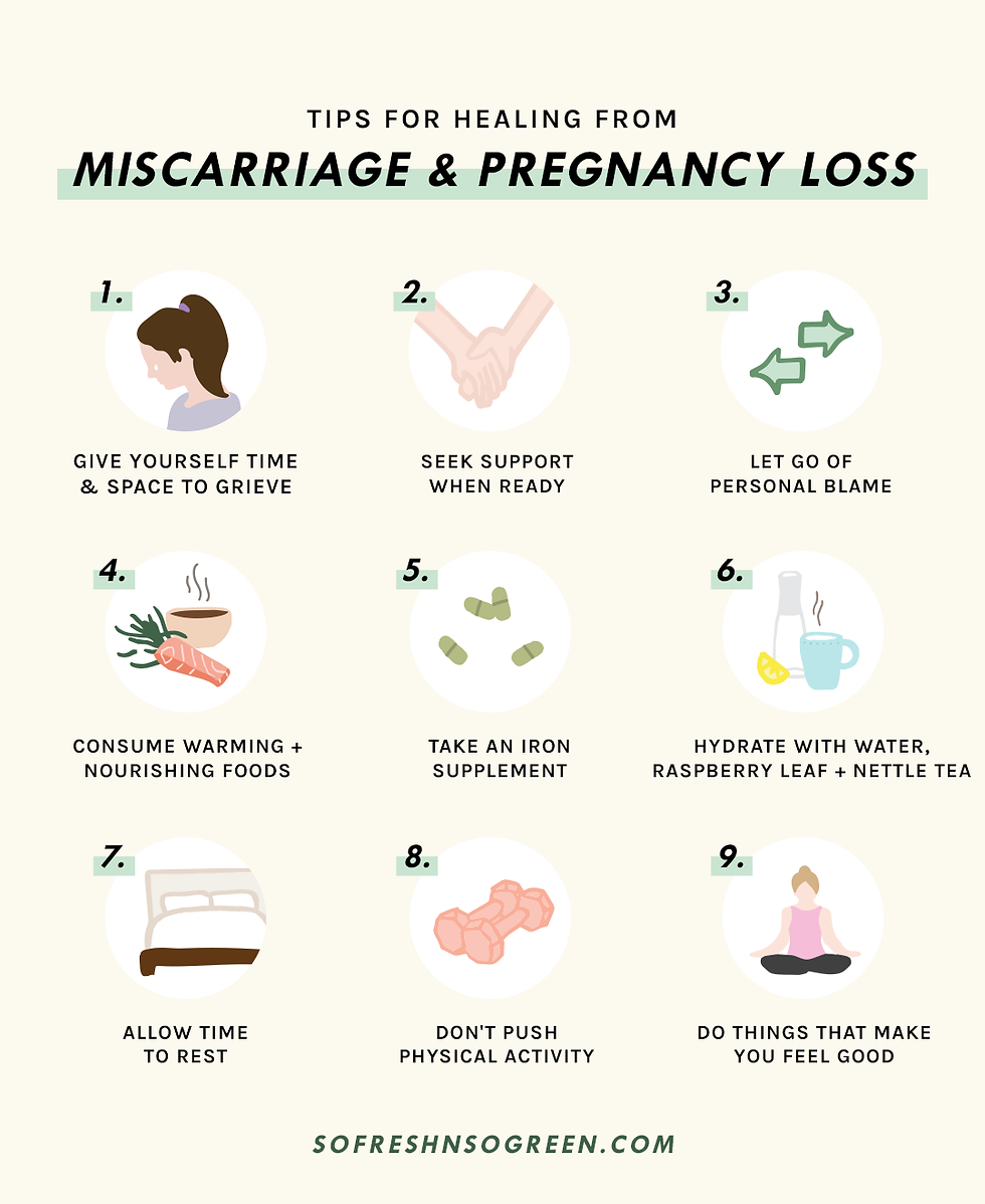 PregnancyLoss Tips for healing