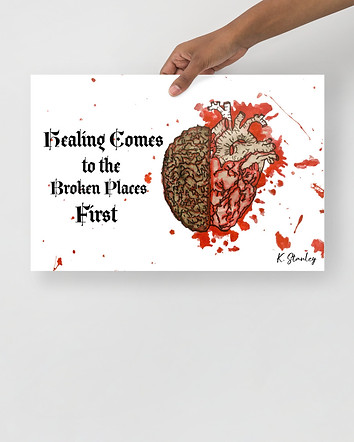 Healing comes first Framed