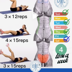 ADDOMINALI a casa -dal mio Programma Nutri®SPORT dott.ssa Lia Ravelli