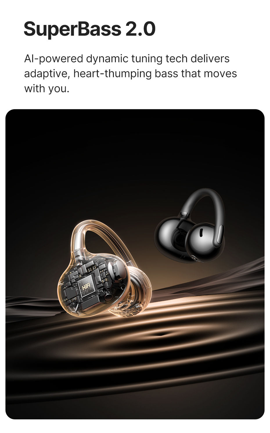 Thumbnail: Baseus Bowie MC2 AIR Clip-on TWS Earbuds Ear Clips Wireless Earphones Bluetooth 