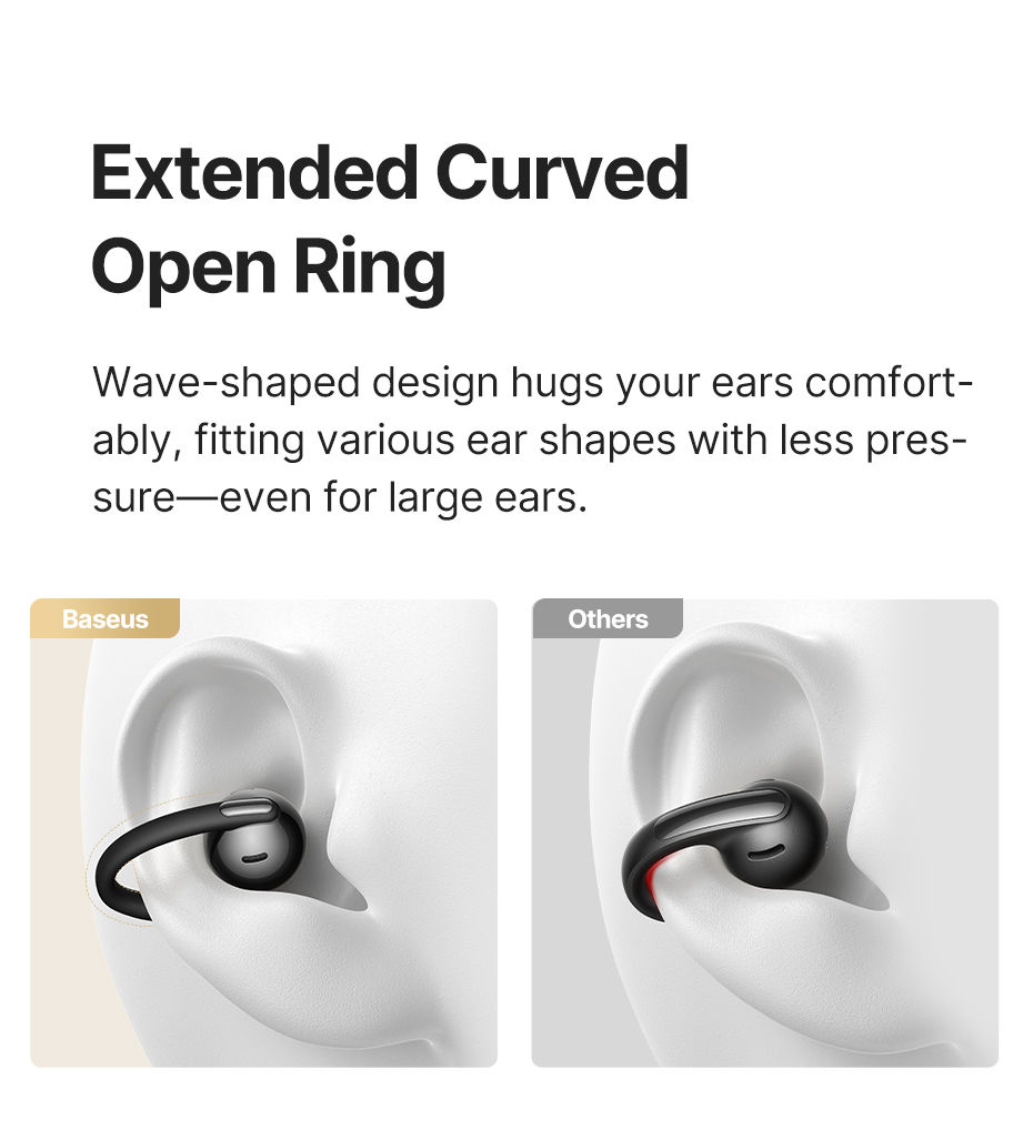 Thumbnail: Baseus Bowie MC2 AIR Clip-on TWS Earbuds Ear Clips Wireless Earphones Bluetooth 
