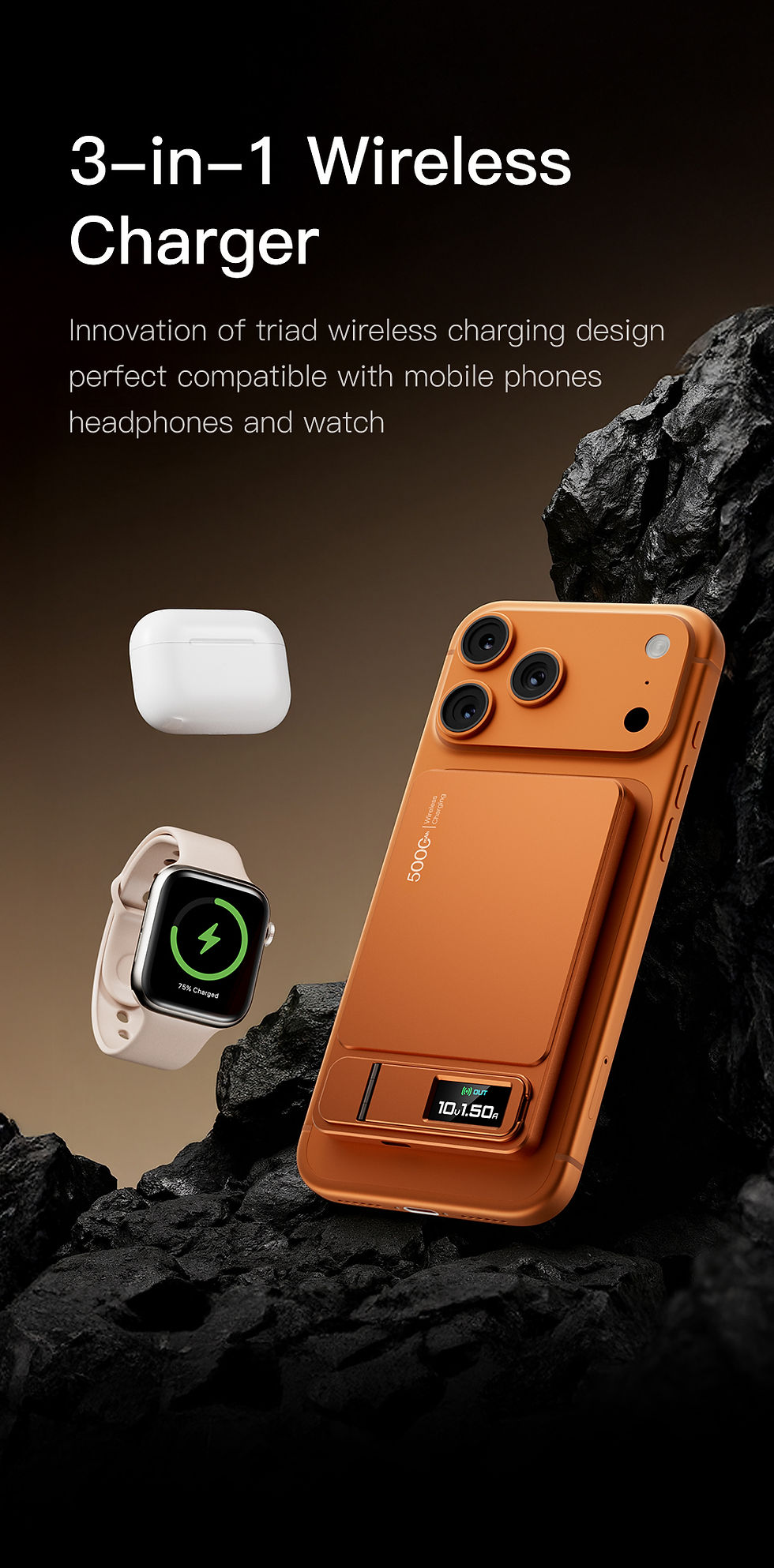 Thumbnail: VIVO Ultra-thin Power Bank 10000mah Magnetic Fast Charging Magnetic Wireless Sta