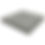 Thumbnail: A product image, an isolated view of a 2" thick 24"x24" Blue Mist Granite Pillar Cap. The four edges are chiseled rockface.