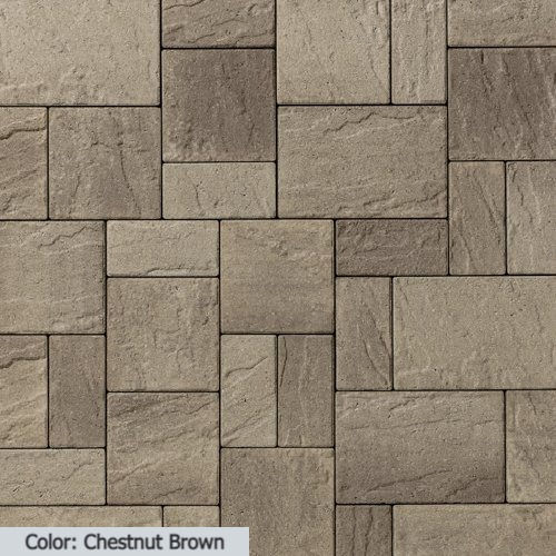 Thumbnail: Color swatch Eva Paver slate finish in the color Chestnut Brown