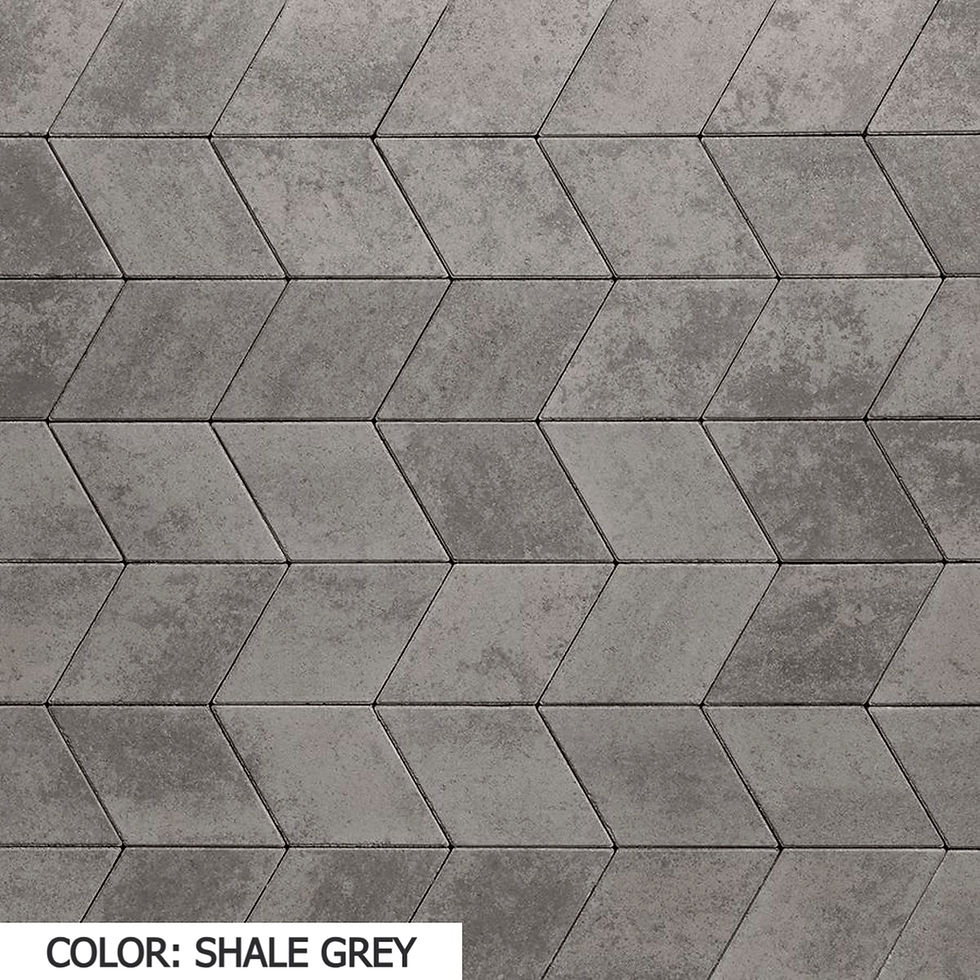 Thumbnail: Color swatch of Techo Bloc Diamond Paver in Shale Grey with a Smooth finish