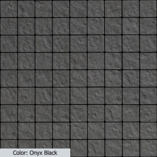 Thumbnail: Color Swatch of Techo Bloc Squadra Pavers in the color Onyx Black