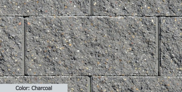 Thumbnail: Color swatch of Keystone retaining wall block cap in the color Charcoal grey